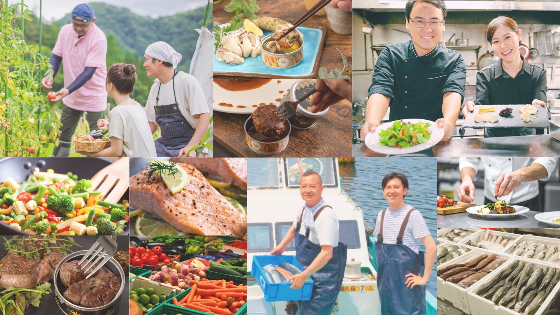 活気ある缶詰工場の様子